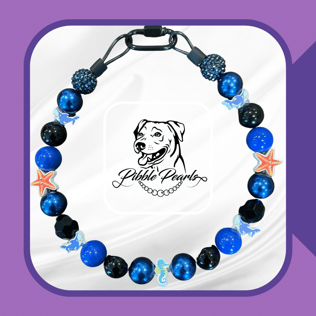 Deep Blue Seas Dog Collar