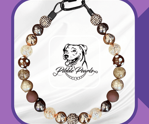 Chocolate Diamonds Dog Collar