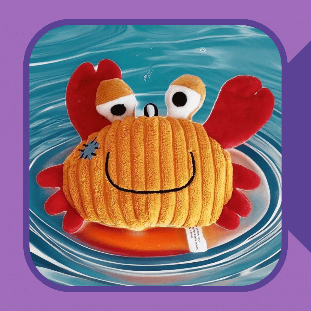 Don't Be Crabby - Plush Dog Toy