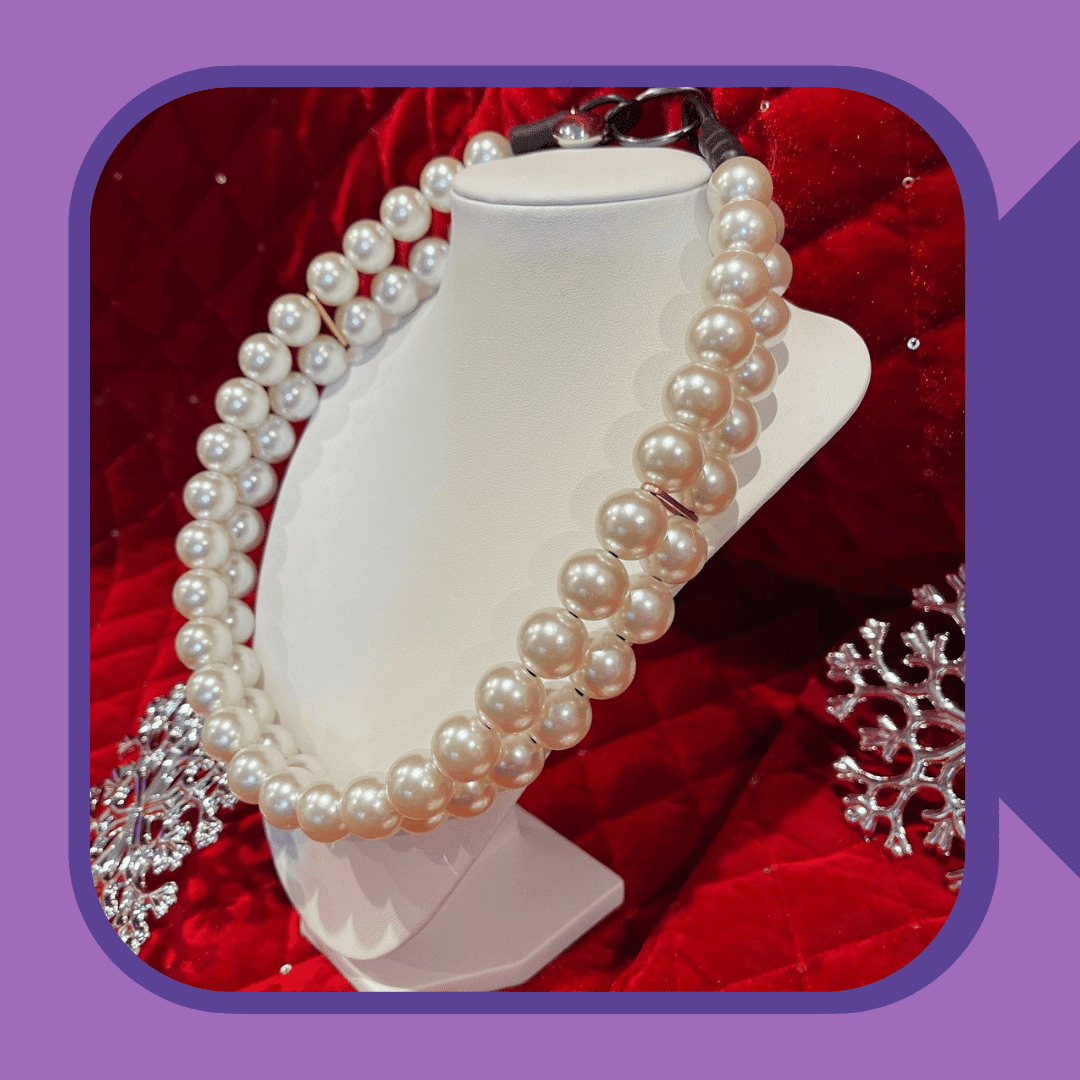 Amazon.com : Balacoo 2 Sets pet Pearl Collar Dog Collar Jewelry cat Pearl  Collar Cat Pearl Neck Strap Pearl Dog Collar for Large Dogs Dog Necklace  Collar Pearl Jewelry Imitation Pearls Belt
