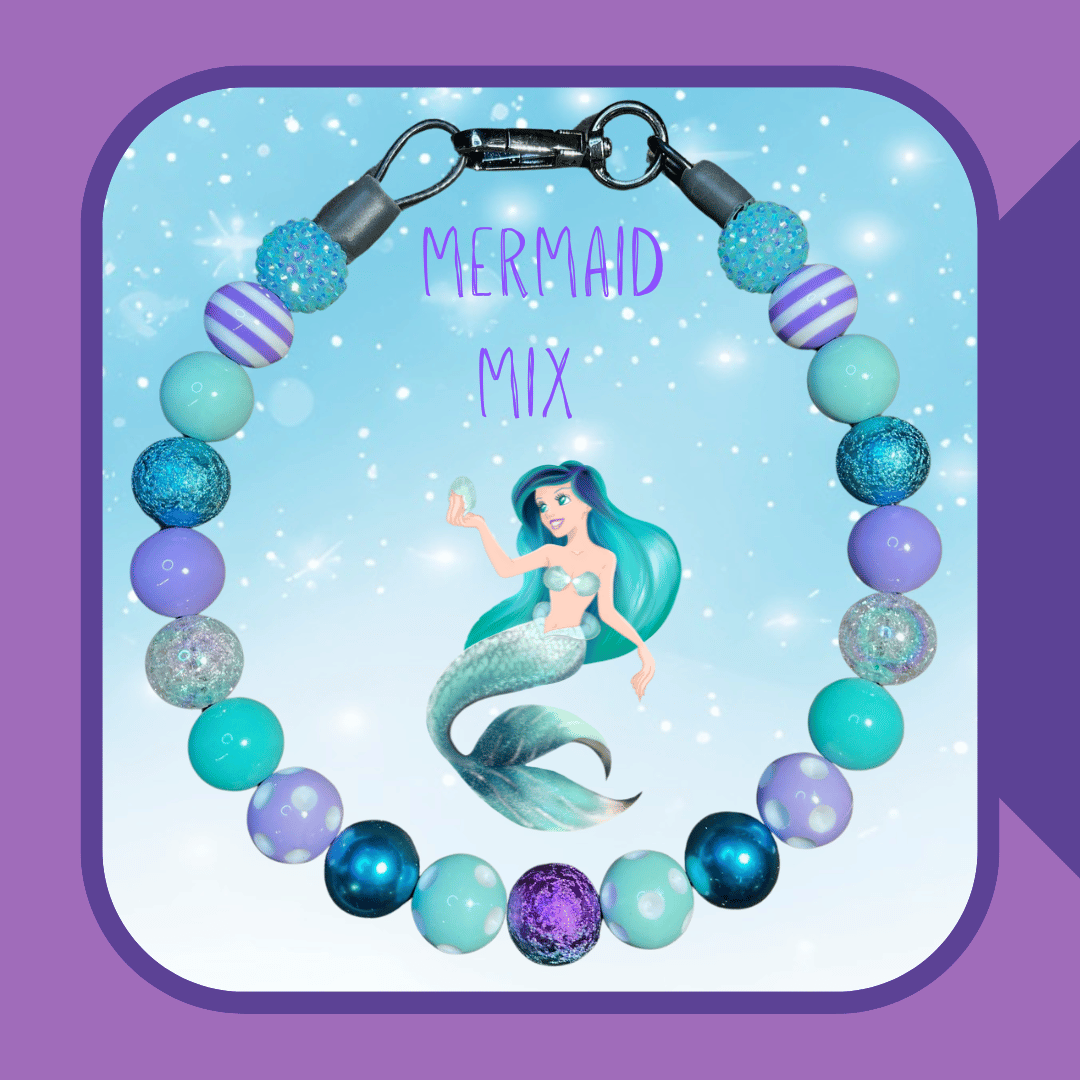 Mermaid Mix Dog Collar