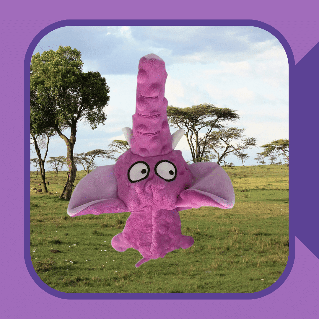 Purple Pachy Dog Toy