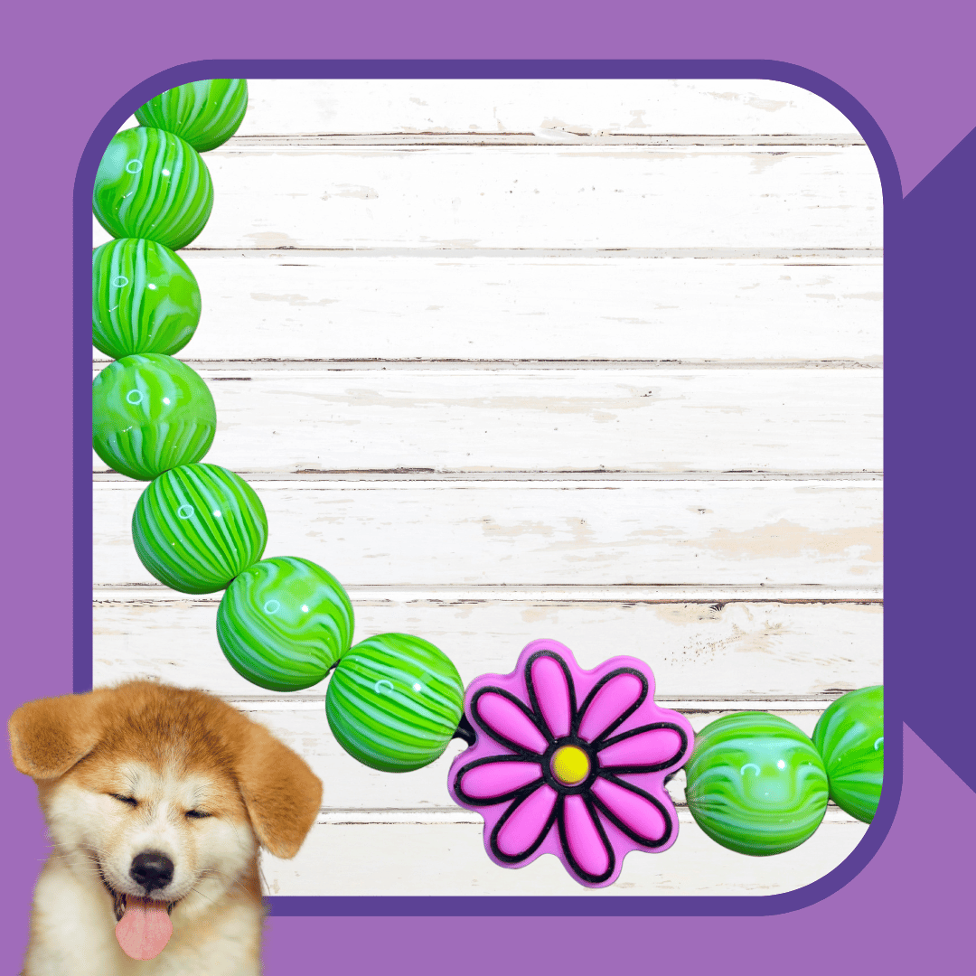 Water Lily Dog Collar