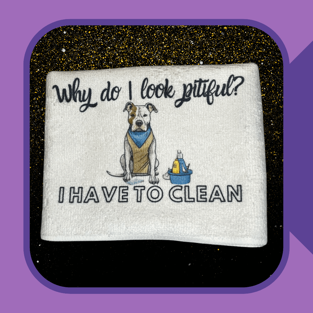 Bullied Into Cleaning - Microfiber Kitchen Towel Set